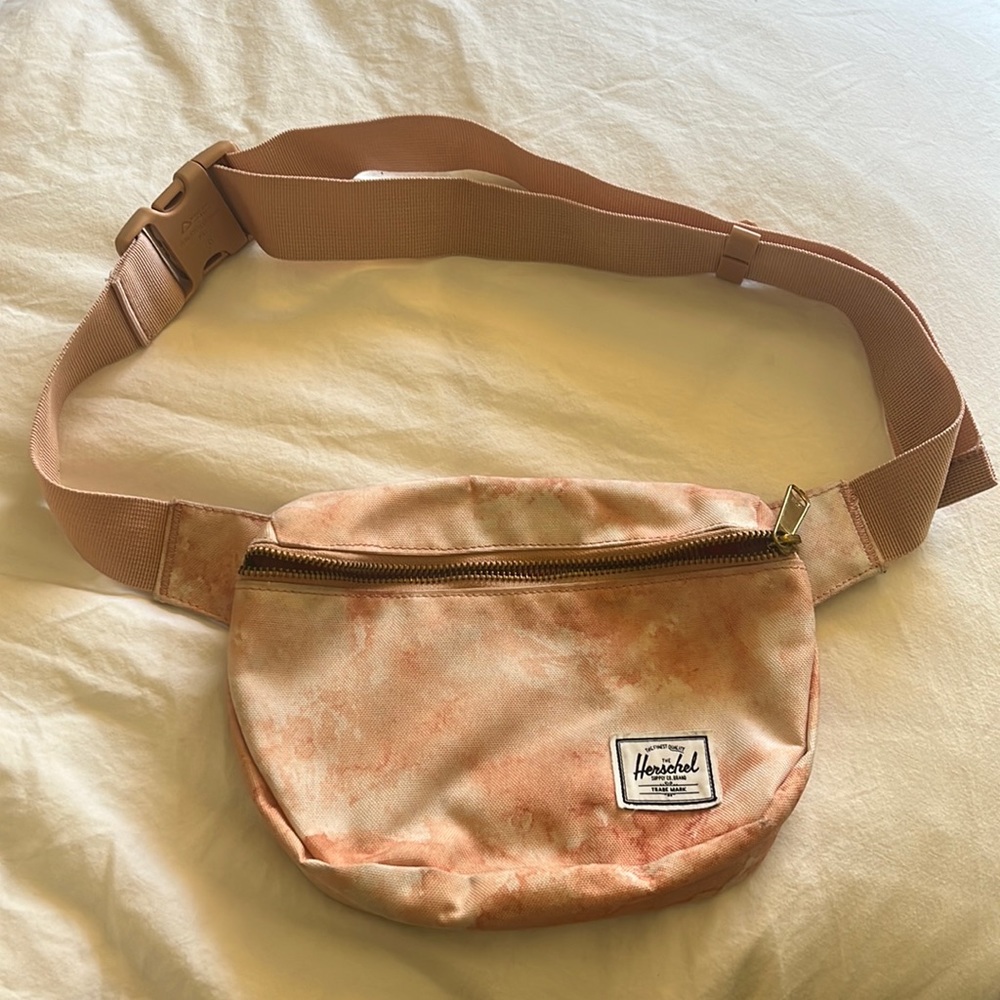 Herschel Pink Tie Dye Waist Pack